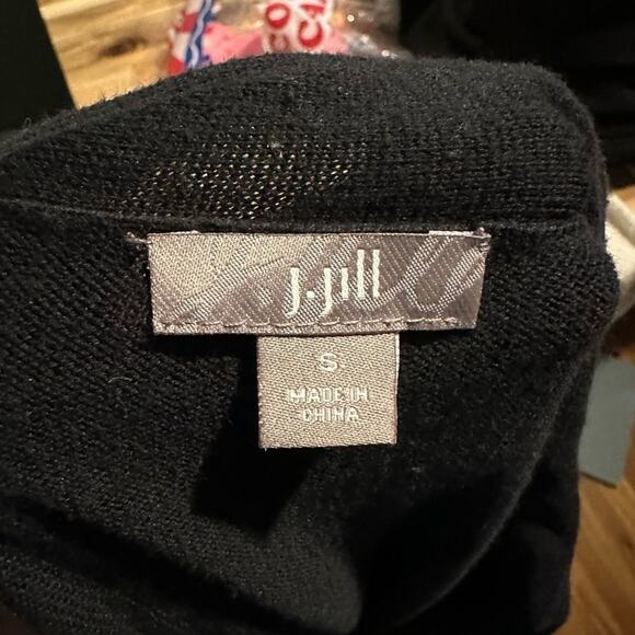 J.Jill Black Long-Sleeve Sweater – Size S - Picture 4 of 6